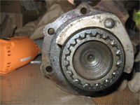 PTO shifter disengaged