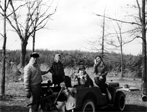 P.D., Sally, Butch, and Paula Lawson
