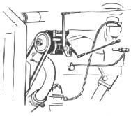 Governor v-belt diagram