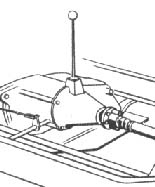 PTO shift lever and transfer case